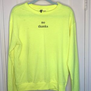 No Thanks Top